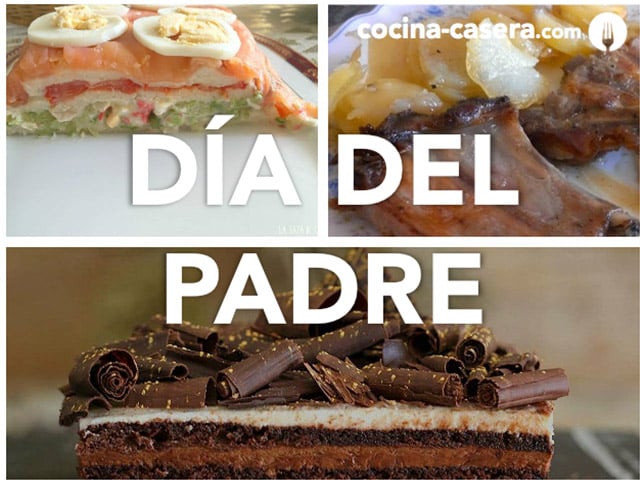 Menú para el Día del Padre Recetas de Cocina Casera fáciles y