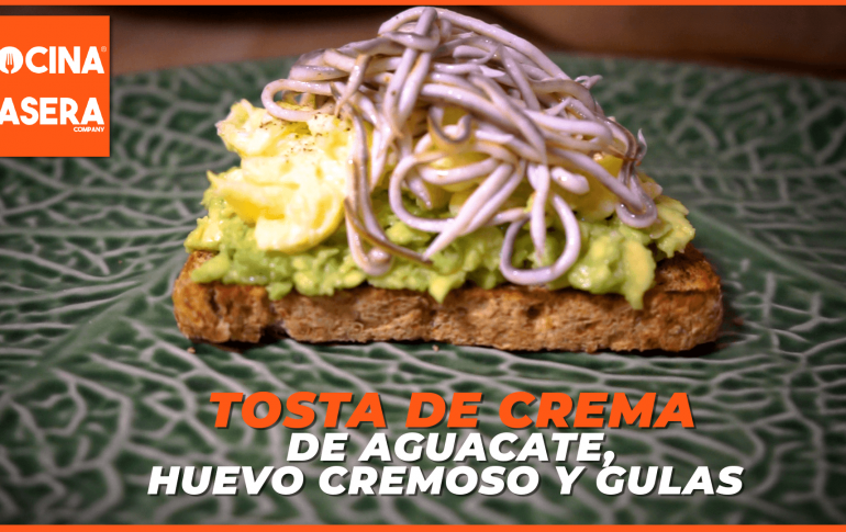 Avocado Toast, with creamy Egg and Gulas