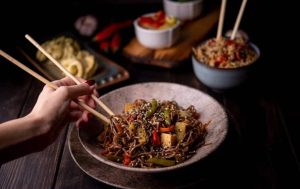 Fried Rice Noodles with Vegetables Recipe