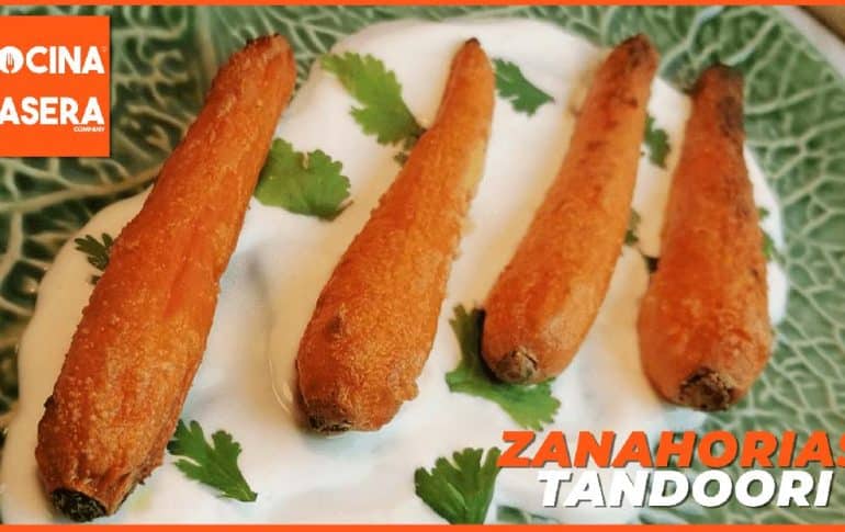 Tandoori Carrots with Yogurt Sauce