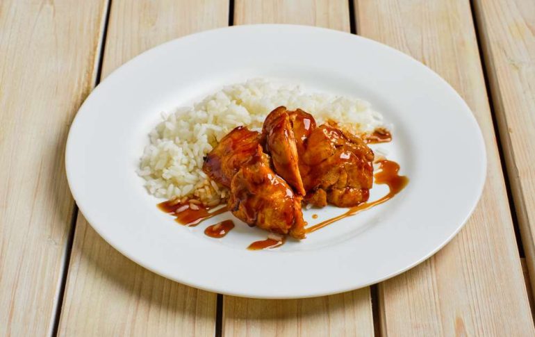 Teriyaki Chicken with White Rice