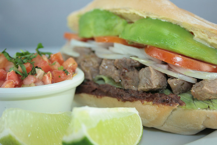 Torta De Asada Mexicana