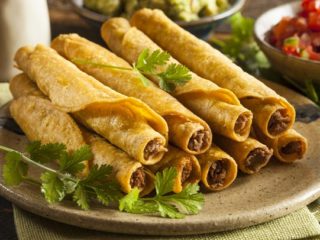 Tacos dorados de picadillo. Receta sencilla