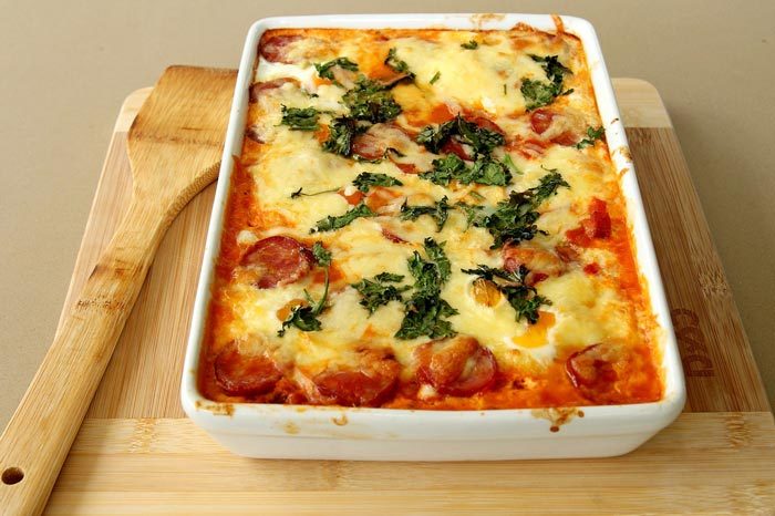 Entomatadas de papa con frijoles. Receta sencilla