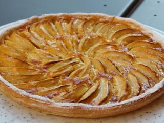 Pay de queso y manzana. Receta sencilla