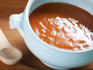 Salsa de chile morita con chapulines. Receta fácil