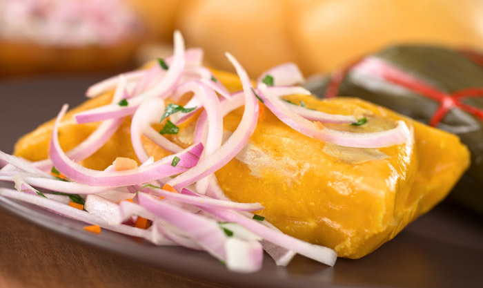 Tamales de cochinita pibil. Receta mexicana