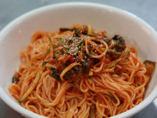 Fideo seco en chipotle. Receta sencilla