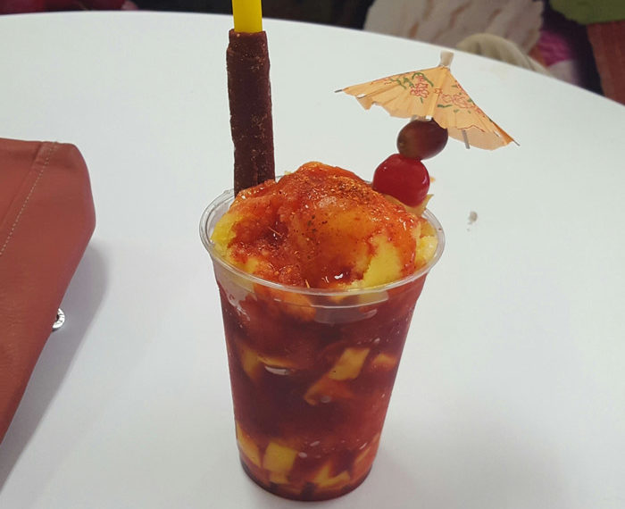 Mangonada estilo frappé. Receta sencilla