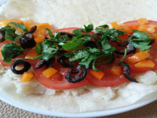 Quesadillas estilo griego. Receta sencilla