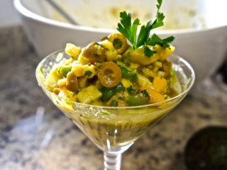Ceviche verde mexicano. Receta mexicana