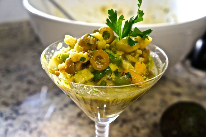 Ceviche verde mexicano. Receta mexicana