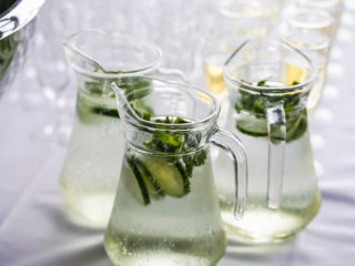 Agua de pepino, limón y menta. Receta fácil
