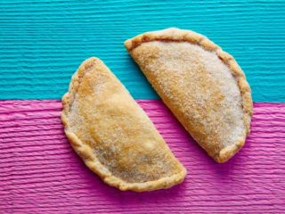 Empanadas fritas de arroz con leche. Receta fácil