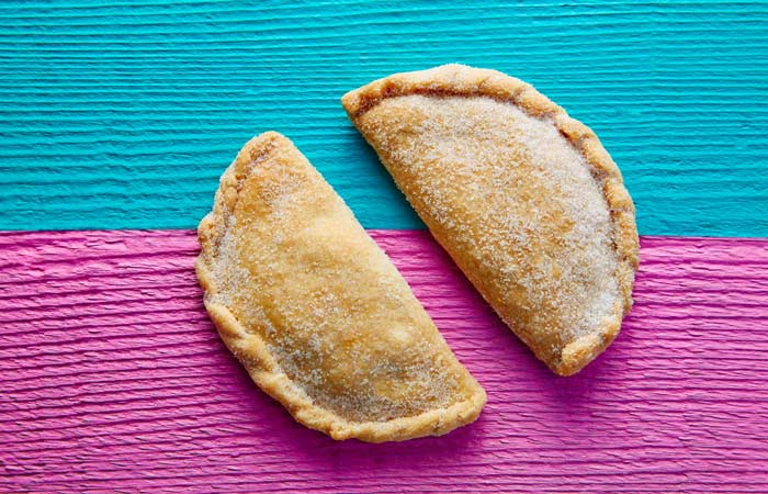 Empanadas fritas de arroz con leche. Receta fácil