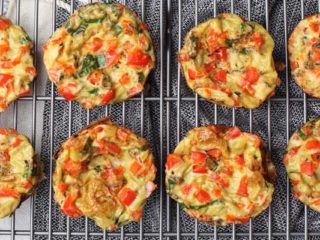 Huevos a la mexicana en Cupcakes. Receta fácil