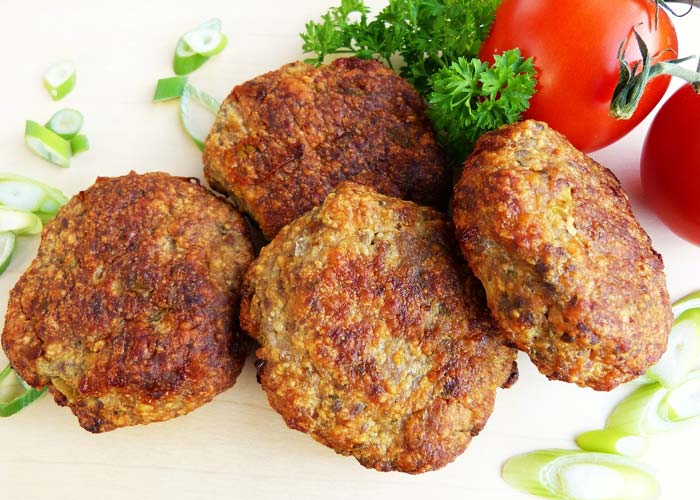 Milanesas de frijoles. Receta sencilla vegana