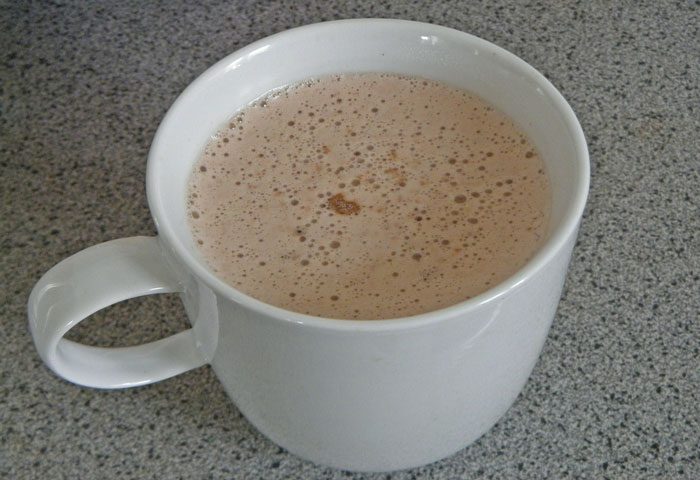 Atole de piña con leche. Receta sencilla