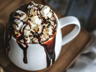 Chocolate caliente con Bombones. Receta fácil