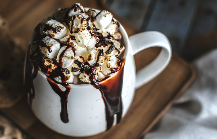 Chocolate caliente con Bombones. Receta fácil