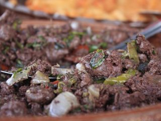 Moronga. Receta mexicana fácil