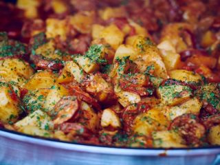 Picadillo de Papa con Chorizo. Receta fácil