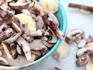 Ceviche de Champiñones. Receta sencilla