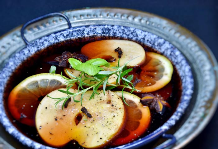 Ponche de manzana. Receta sencilla