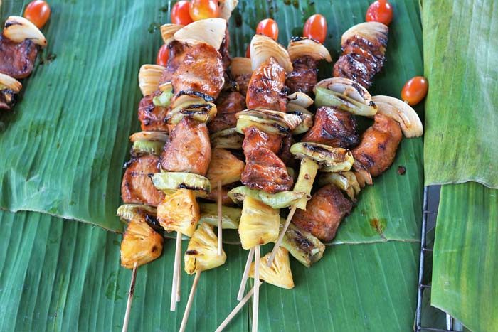 Brochetas de Alambre de Cerdo. Receta fácil