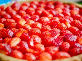 Pay de Queso con Fresas. Receta fácil