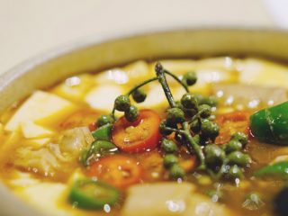Caldo de Alubias y Queso. Receta fácil