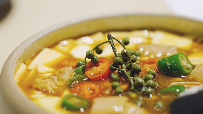 Caldo de Alubias y Queso. Receta fácil