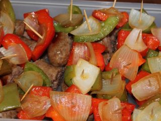 Alambre de Chuleta de Cerdo. Receta mexicana