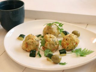 Albóndigas de Pollo y Verduras. Receta sencilla