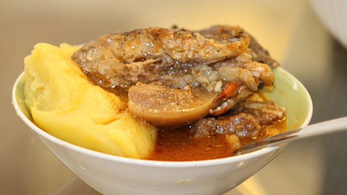 Puerco en Chile Guajillo. Receta mexicana