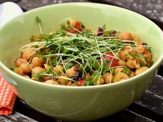 Garbanzos a la Mexicana. Receta fácil