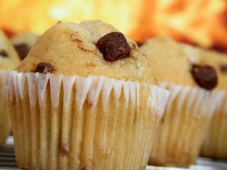 Muffins de Vainilla con Chispas de Chocolate. Receta fácil