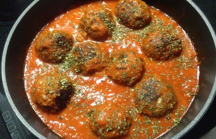 Albóndigas en Salsa Morita. Receta Mexicana