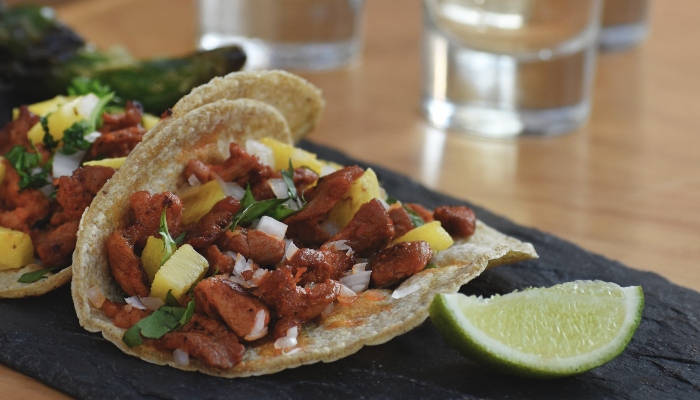 Tacos de Soya al Pastor. Receta mexicana