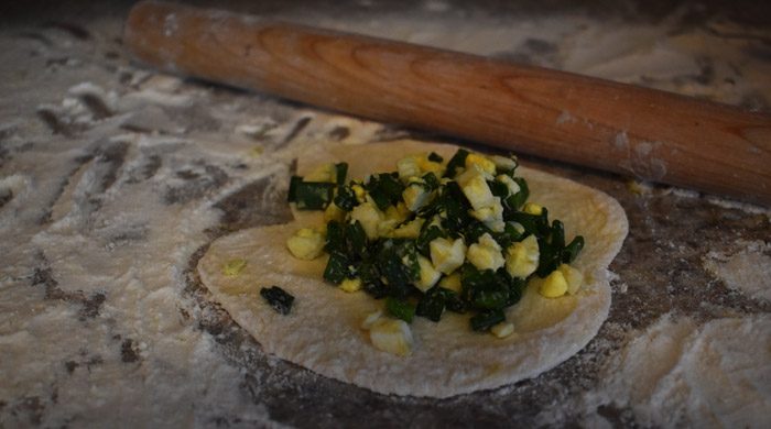 Quesadillas de Rajas Poblanas. Receta mexicana