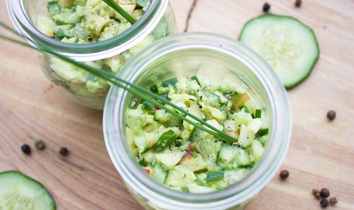 Ceviche de Pescado con Pepino. Receta fácil