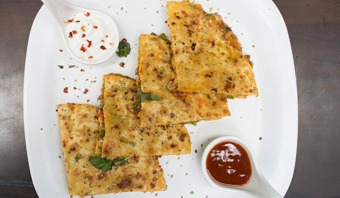 Quesadilla de Jamón Serrano y Queso de Cabra. Receta fácil