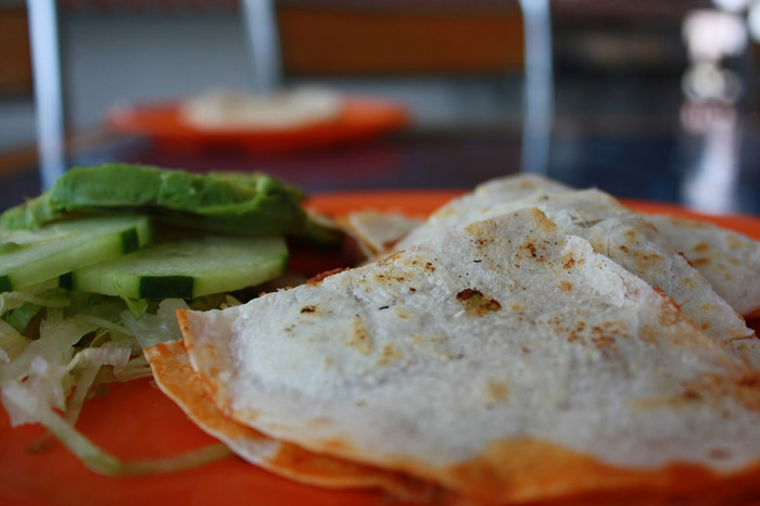 Quesadilla de Champiñones con Queso Manchego. Receta fácil