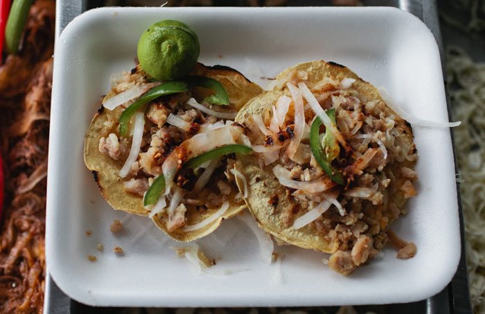 Tostadas de salpicón de pollo. Receta fácil
