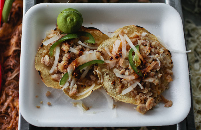 Tostadas de salpicón de pollo. Receta fácil