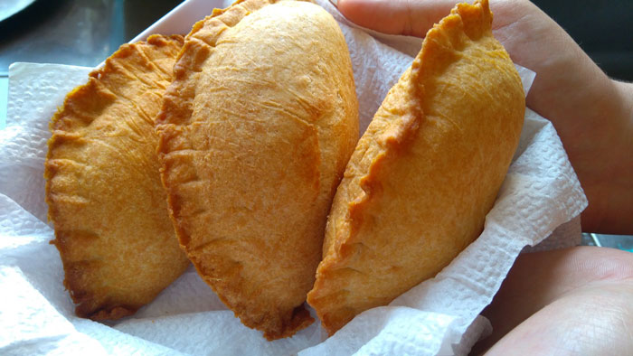 Empanadas de Plátano y Frijoles. Receta fácil