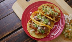 Tacos de Pollo al Pastor. Receta mexicana