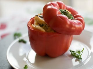 Pimientos Rellenos Mexicanos. Receta fácil