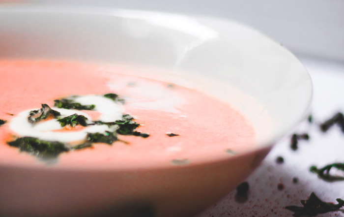 Crema de dos Frijoles. Receta mexicana