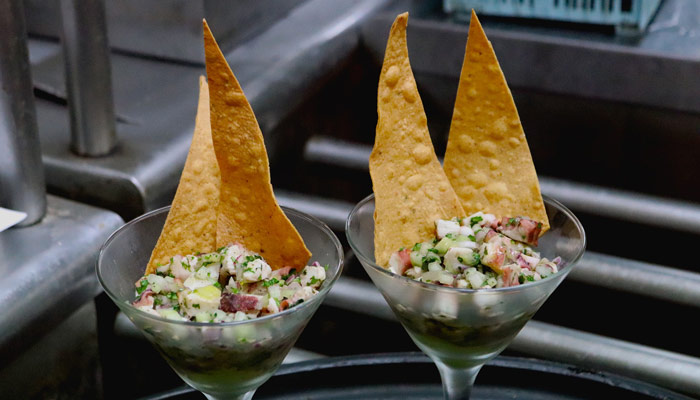 Ceviche de soya. Receta sencilla